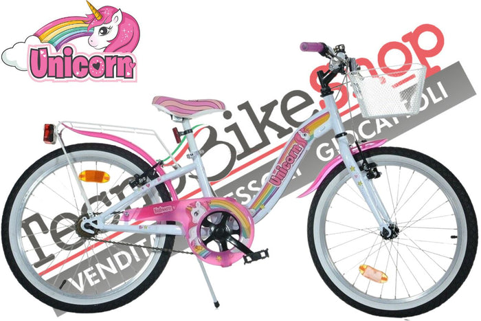 Bicicletta Bambina Unicorn Dino Bikes - 20"