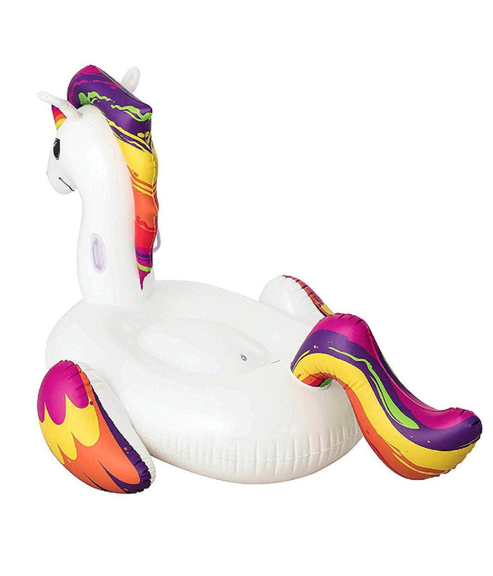 Unicorno Fashion Cavalcabile Gigante 224 X 164 Cm Cavallo Arcobaleno         