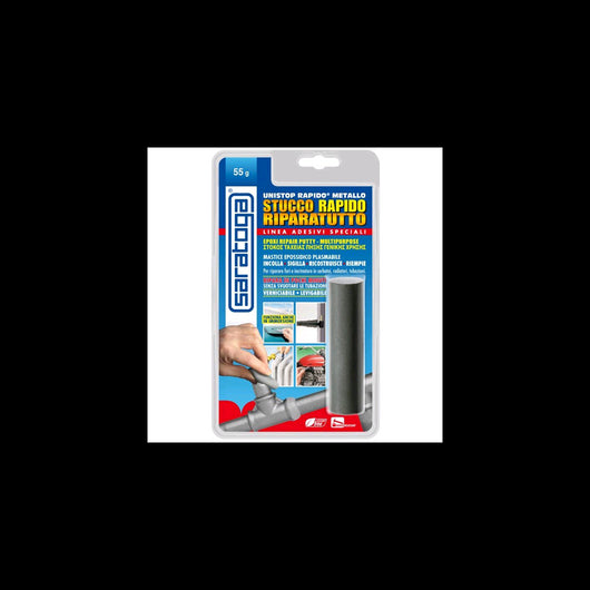 Unistop 55gr riparatutto stucco mastice epossidico universale