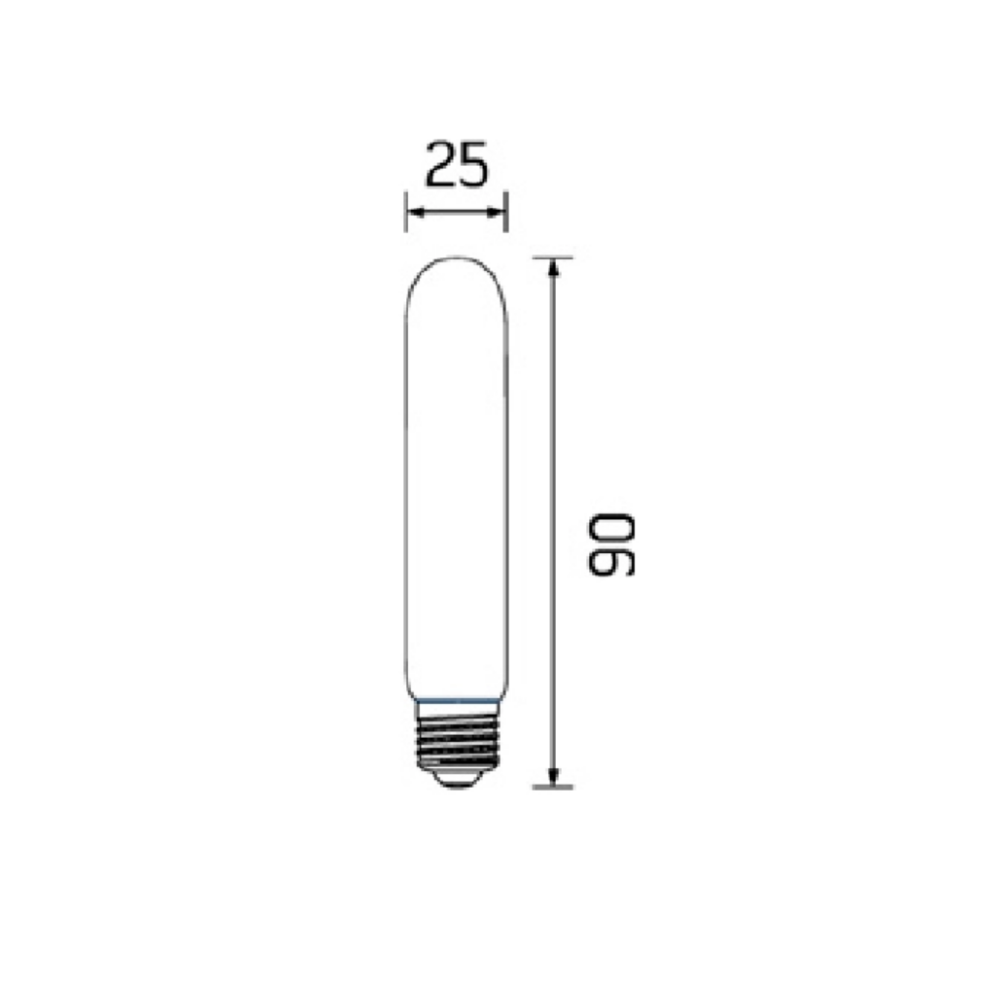 Lampadina led filamento per cappa e14 4 watt luce naturale 4000k