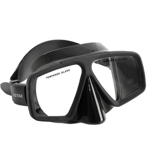 Maschera astra silicone nero vetro temperato