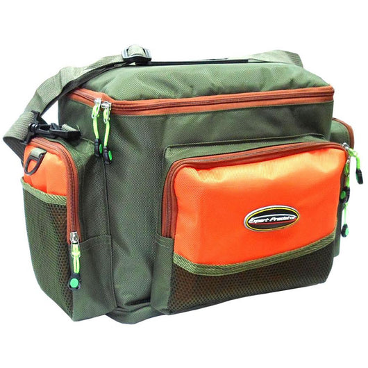 Borsa per la pesca carpfishing spinning porta accessori minuteria cm 31x20x28