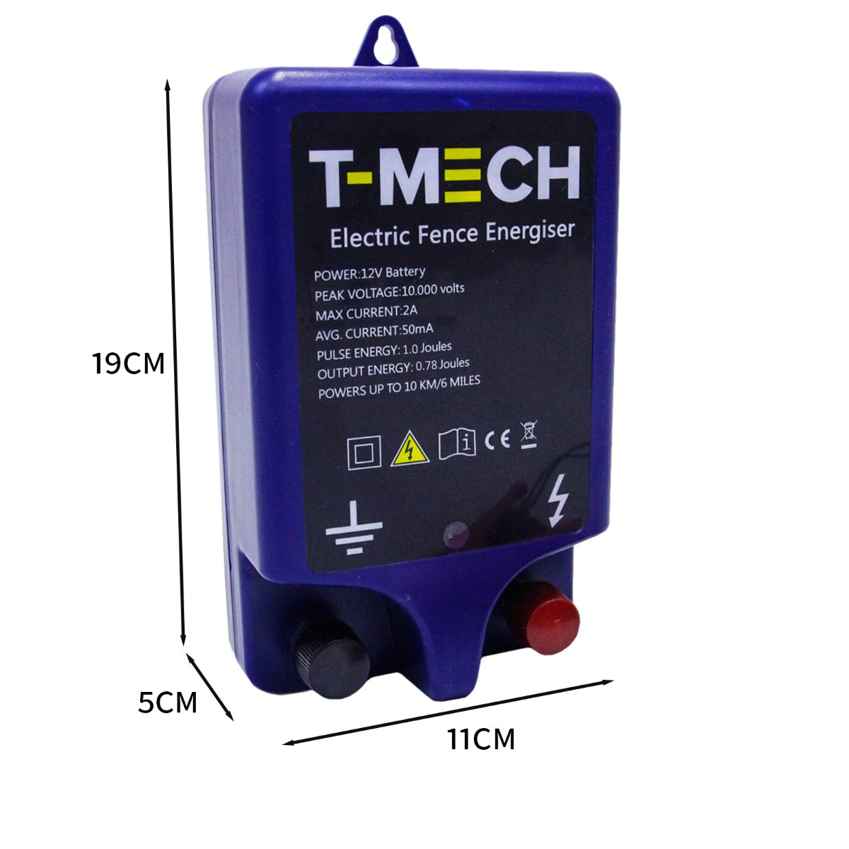 Elettrificatore T-Mech per Recinzioni per Animali 10000 volt