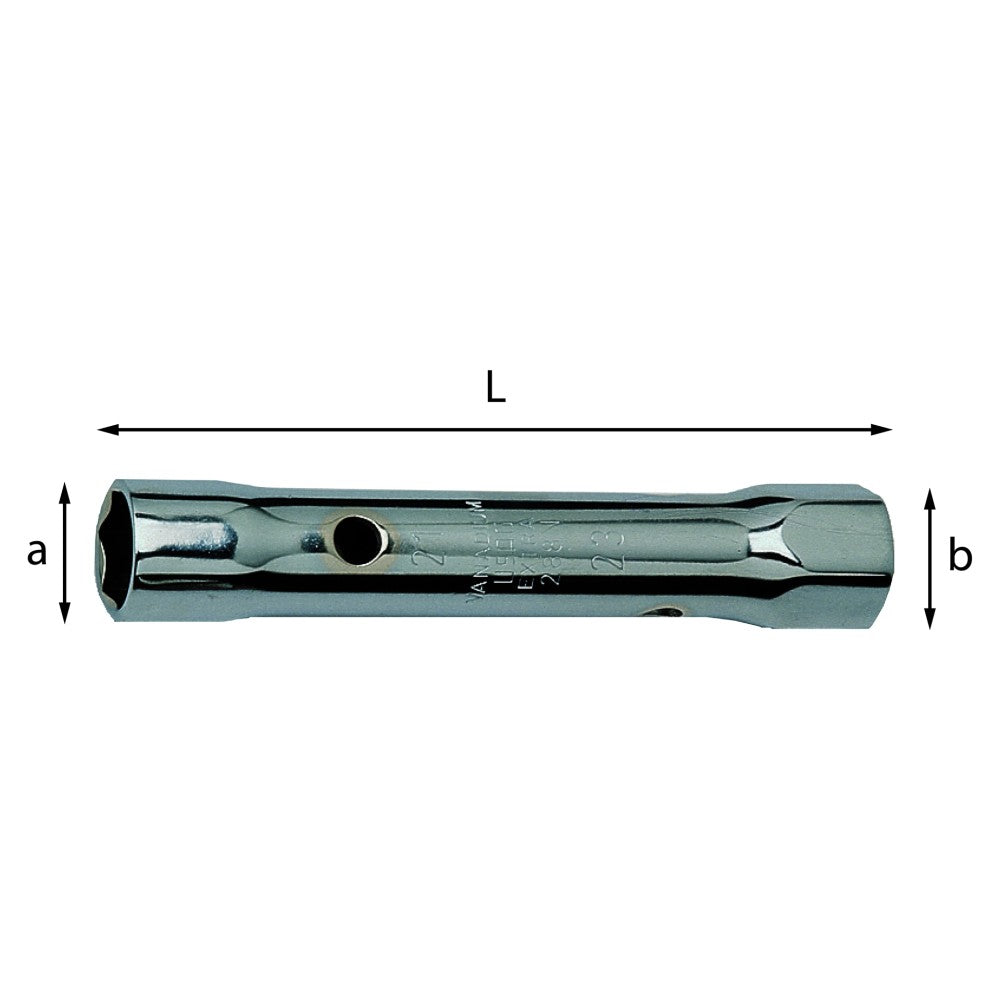 Usag art. 288n chiave a tubo doppia leggera 14x15mm