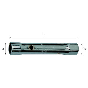 Usag art. 288n chiave a tubo doppia leggera 14x15mm