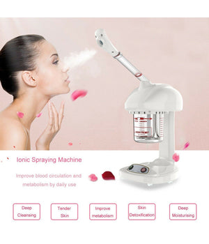 Vaporizzatore Ozono Pulizia Del Viso Estetica Da Tavolo Portatile Professionale         