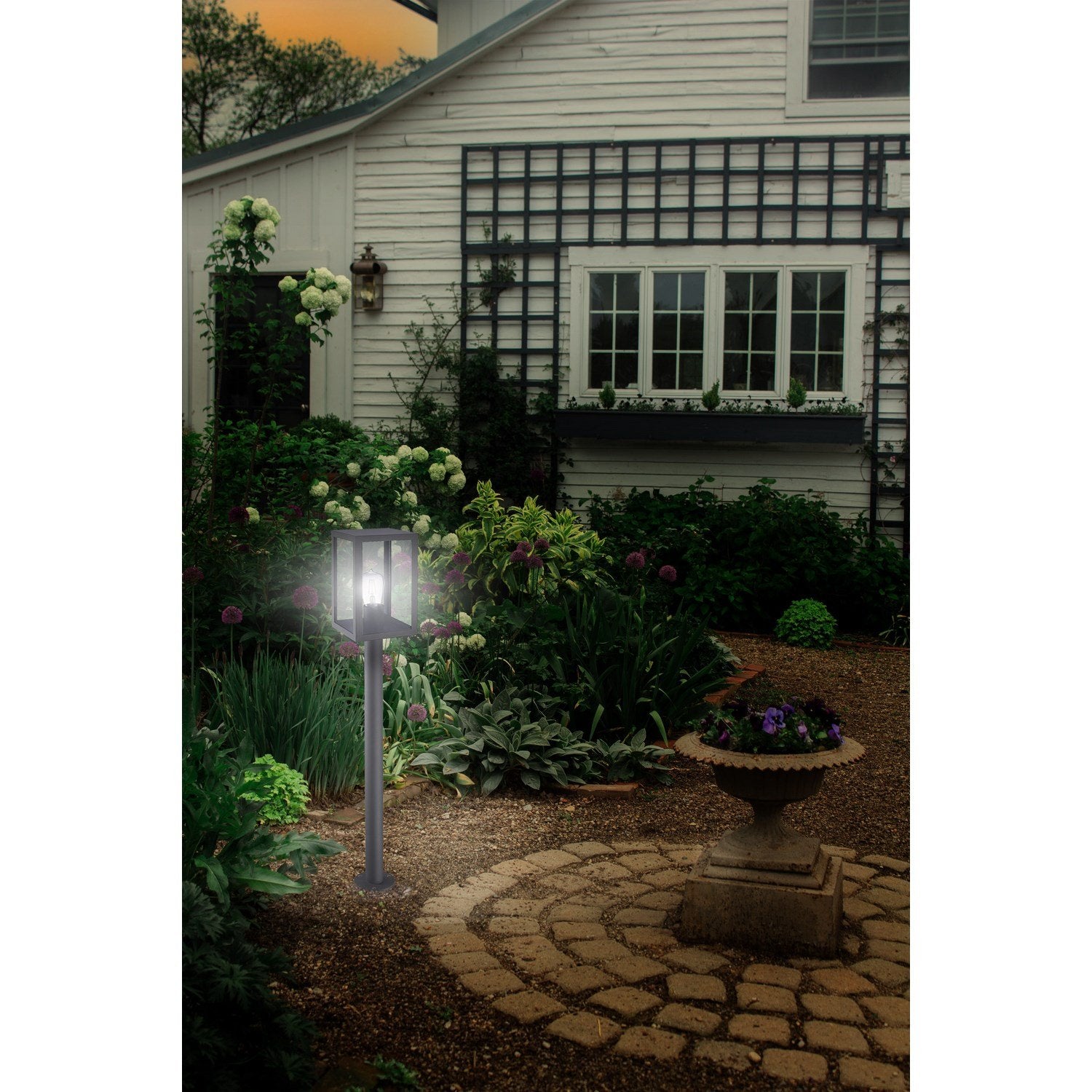 Paletto da giardino led colore antracite mod. Leon