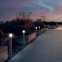 Paletto da giardino led colore antracite mod. Cadice