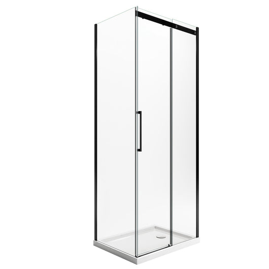 Box Doccia 70x120 CM 198 CM Vetro Trasparente 8 MM Versione Destra con EasyClean mod. Prime Bla Duo 1 Anta