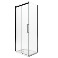 Box Doccia 80x120 CM 198 CM Vetro Trasparente 8 MM Versione Sinistra con EasyClean mod. Prime Bla Duo 1 Anta