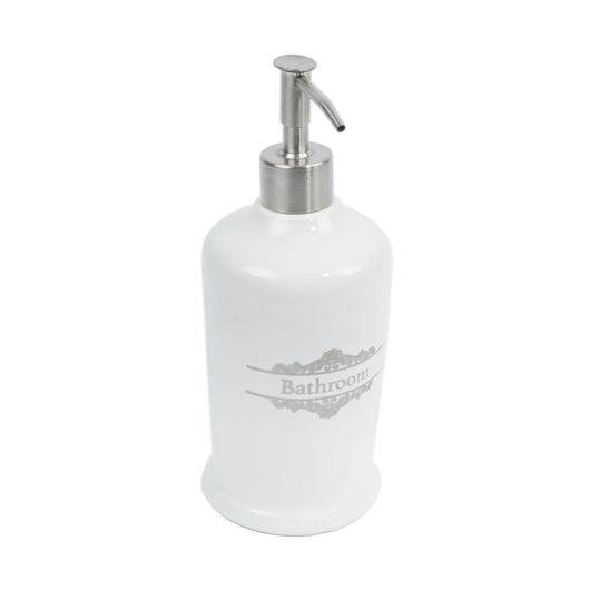 Dispenser sapone da appoggio Bianco in Porcellana Mod. Vittoria