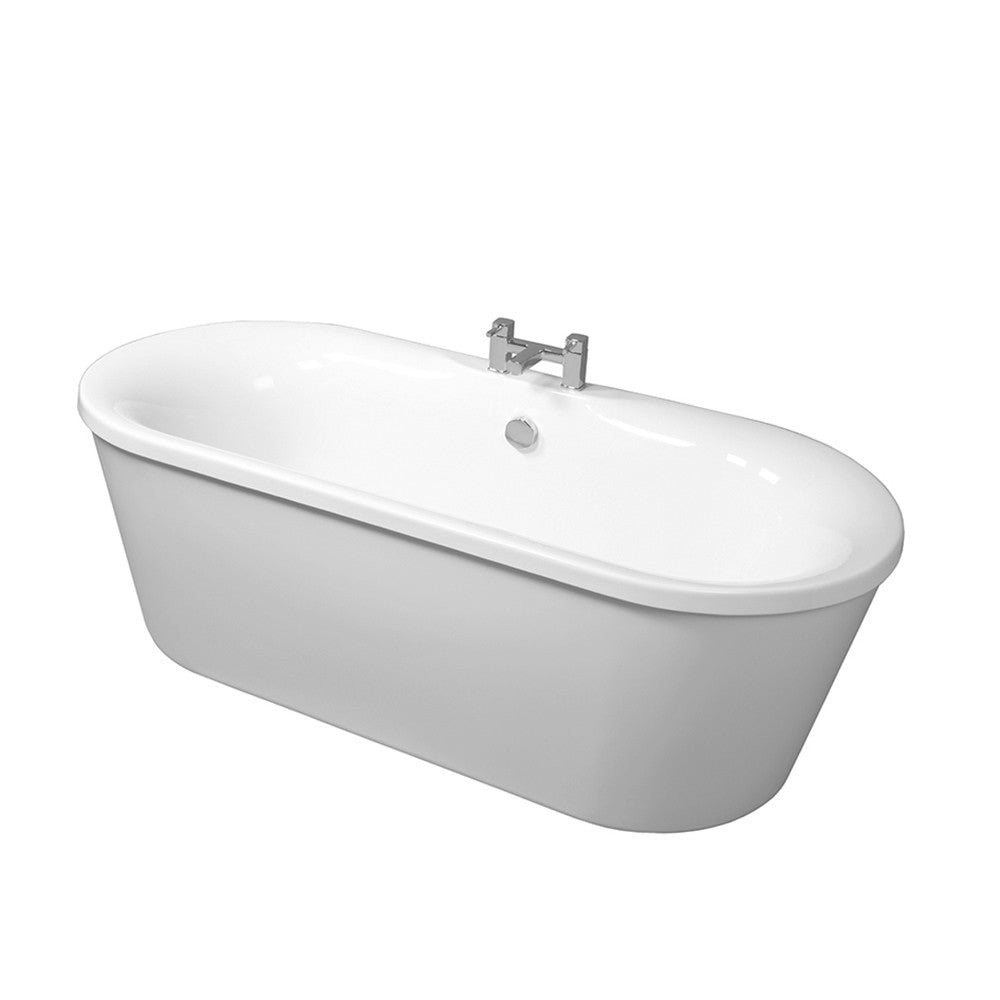 Vasca da bagno freestanding moderna 177x82 Piedini interni regolabili Scarico incluso Audrey