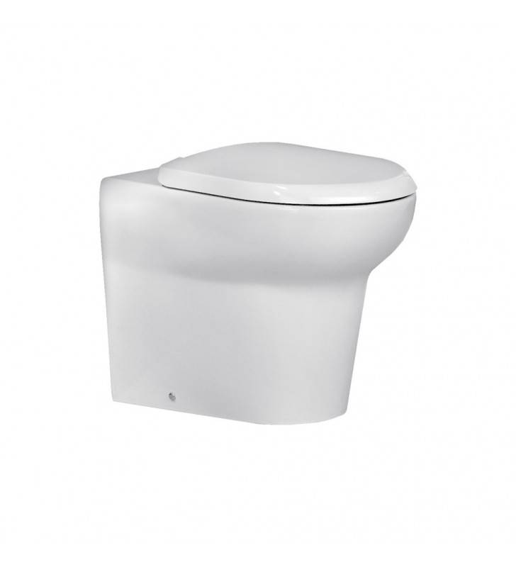 Vaso a terra filo muro serie infinity, sedile non incluso cod 78998