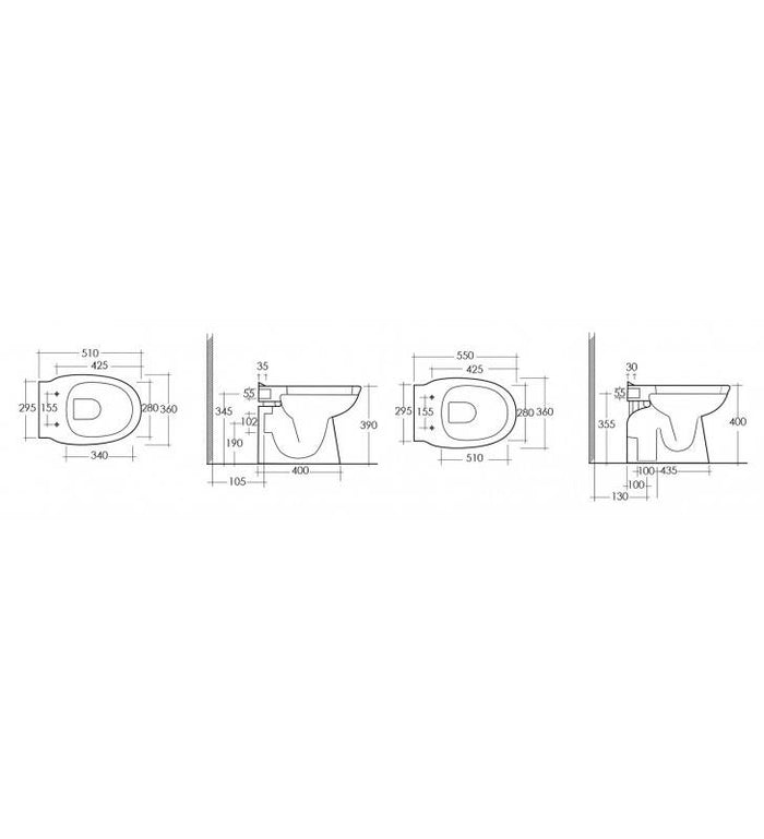 Lavabo d'appoggio serie klio 57 cm cod 81975