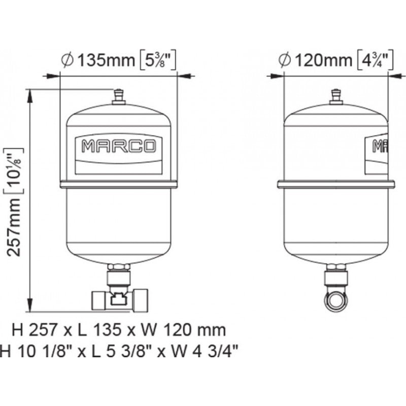 VASO ESPANSIONE INOX