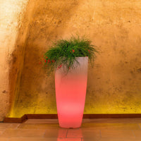 VASO LUMINOSO HYDRA 70 h CON LED MULTICOLOR E BATTERIA SOLARE