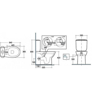 Bidet metropolitan filo muro con smalto protek cod 82072