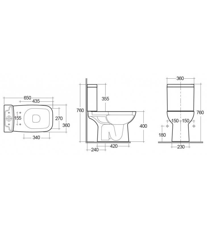 Vaso tonique bianco cod 82042