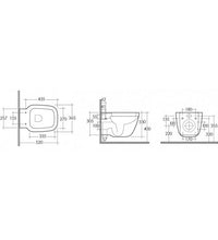 Lavabo 55 cm in porcellana serie compact cod 81999