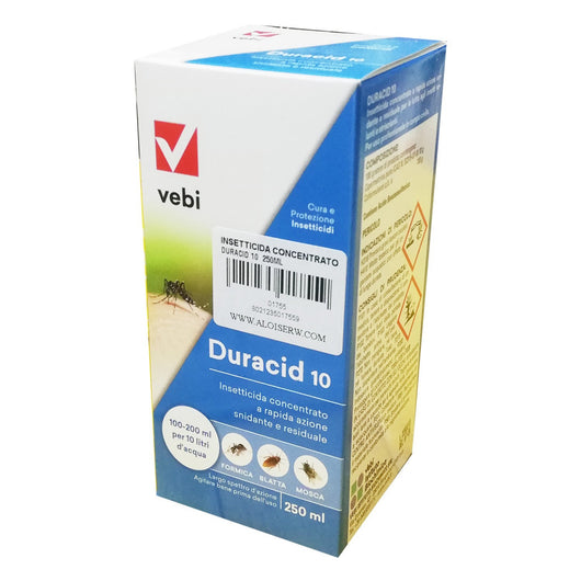 Vebi duracid 10 250ml insetticida concentrato a rapida azione snidante e residuale