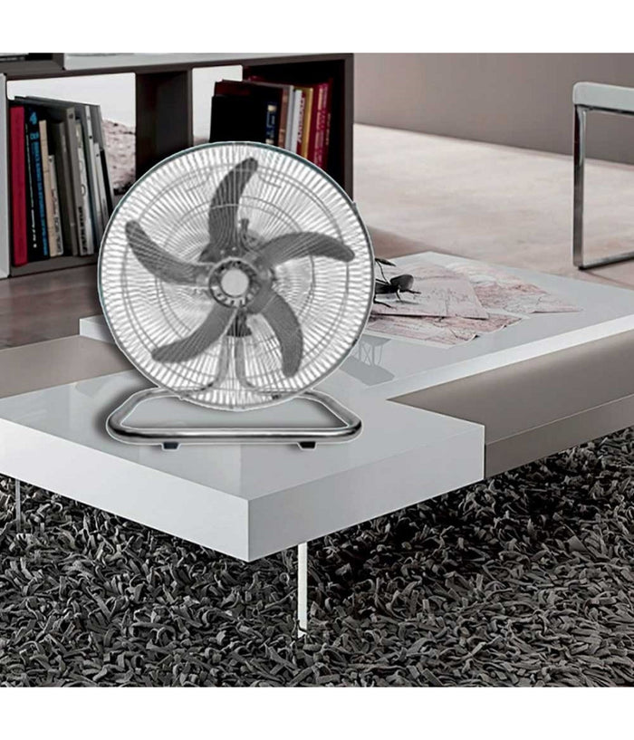 Ventilatore 3in1 Piantana Da Tavolo Parete 3 Velocita Oscillazione 50w Pale 50cm         