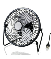 Ventilatore A Pale Usb In Metallo Silenzioso Potente Da Tavolo Scrivania Per Pc         