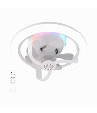 Ventilatore Soffitto Con Luce Led Rgb Regolabile Sky Refresh Con Telecomando         