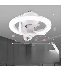 Ventilatore Soffitto Con Luce Led Rgb Regolabile Sky Refresh Con Telecomando         