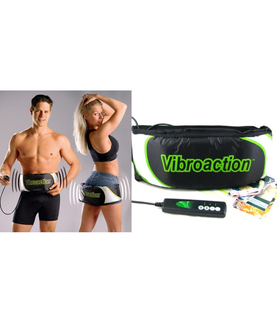 Vibroaction Cintura Fascia Vibrante Massaggio Cellulite Corpo Addominali         