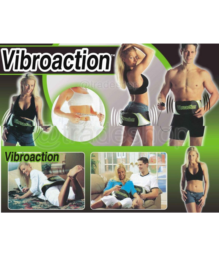 Vibroaction Cintura Fascia Vibrante Massaggio Cellulite Corpo Addominali         