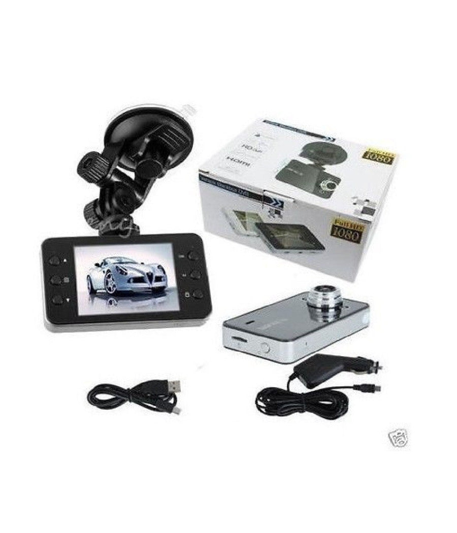 Videocamera Dvr Per Auto Full Hd 1080 Vehicle Blackbox Con Supporto Per Auto         