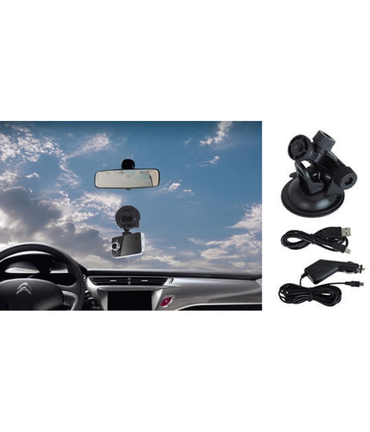 Videocamera Dvr Per Auto Full Hd 1080 Vehicle Blackbox Con Supporto Per Auto         