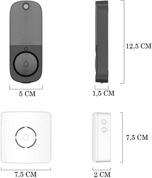 Videocitofono Ip Senza Fili Wifi Campanello Smart Sensore Di Movimento Ip10a         