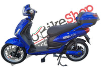 Bici Elettrica Scooter Velocipede Vitale NJT-007 250W  20Ah 48V Batteria a Grafene colore Blu