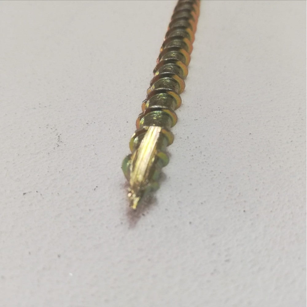 Vite 10x80mm tps testa conica gialla per legno impronta torx - 10pz