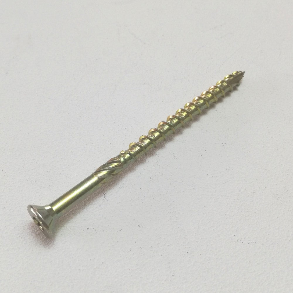 Vite 10x80mm tps testa conica gialla per legno impronta torx - 10pz