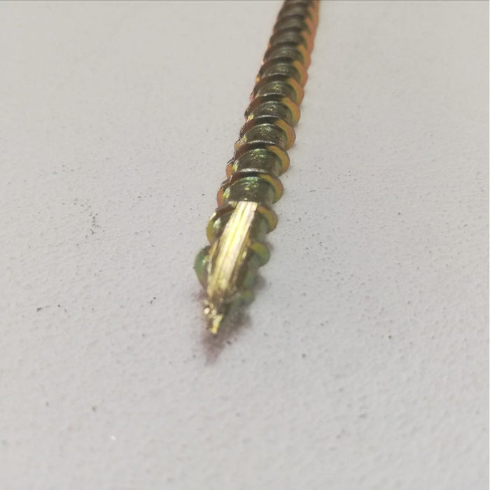 Vite 8x80mm tps testa conica gialla per legno impronta torx - 10pz