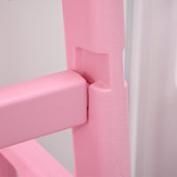 Scaletta per Bambini 3 Livelli 47x47x90 cm in HDPE Rosa