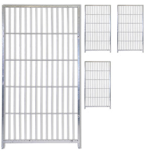 4 pannelli di recinzione in rete zincatura elettrolitica da 1xh1,80 metri