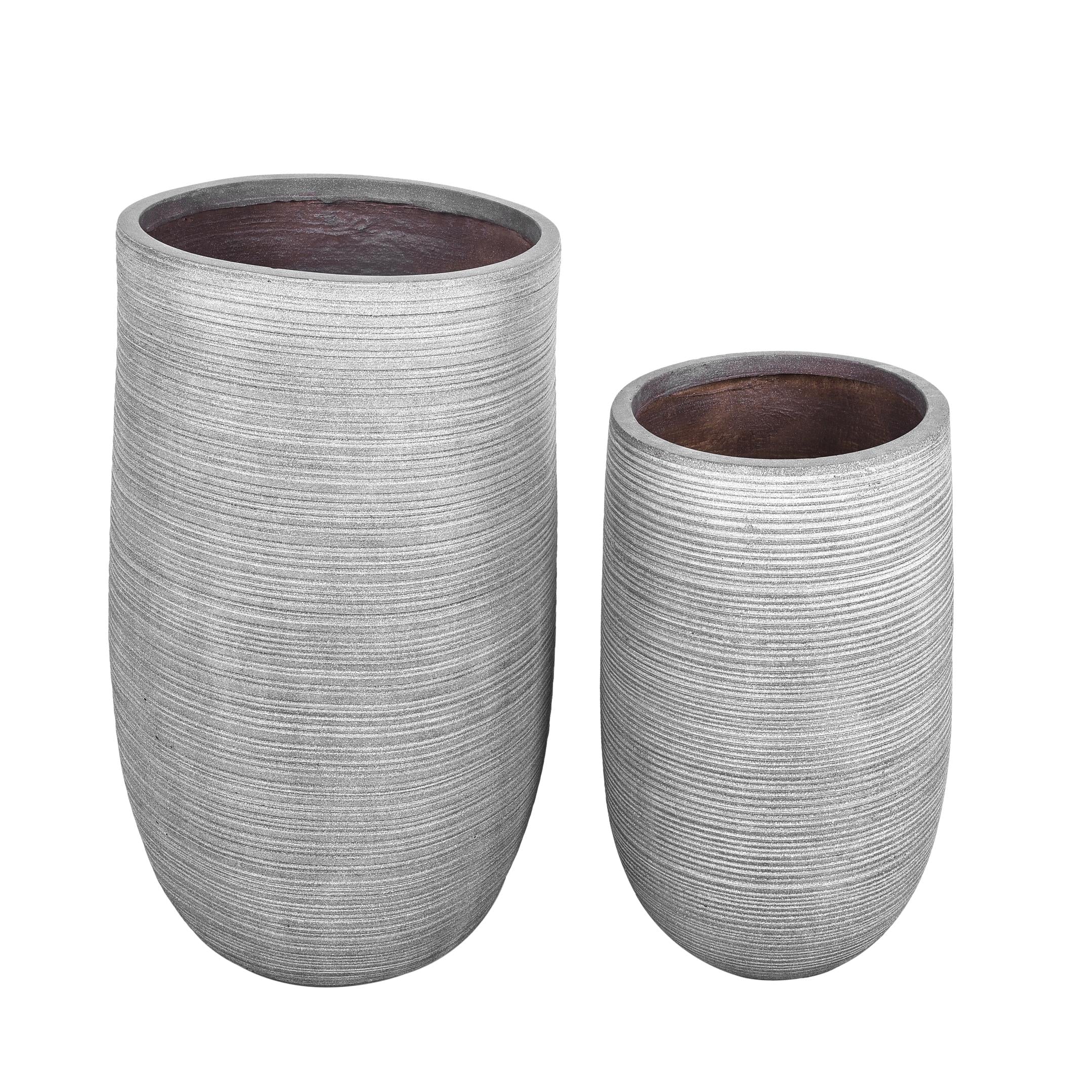 Set 2 Vaso Stripe Alto Misure 395x64 cm