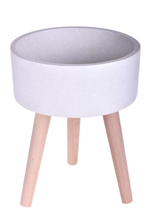 Vaso con Gambe Faggio Misure 35x45 cm