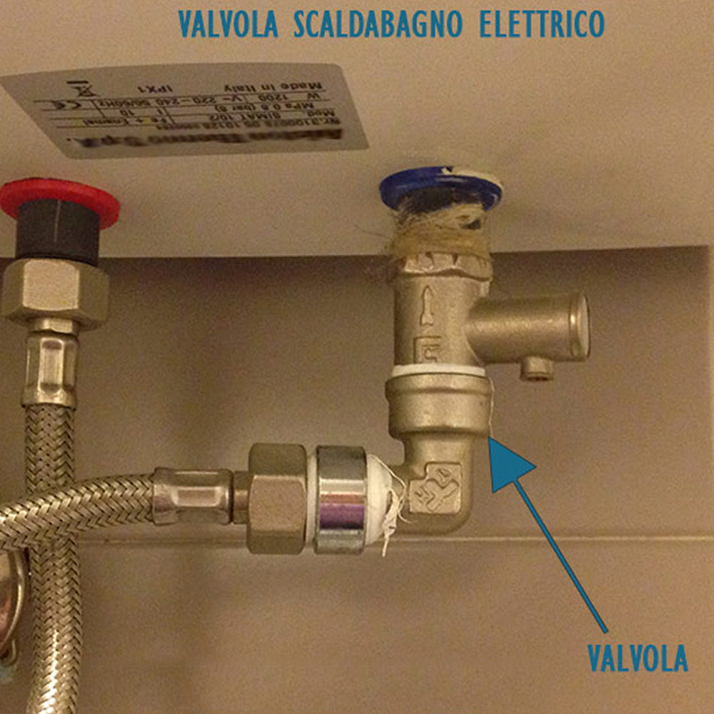 Valvola di sicurezza per scaldabagno boiler mf 1/2 pollice