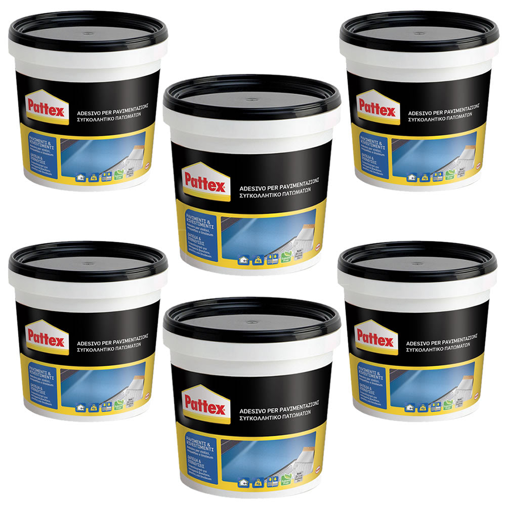 Multipack 6 pezzi adesivo pavimenti e rivestimenti pattex vinilici moquette linoleum henkel