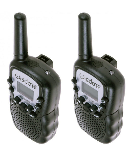 Walkie Talkie Coppia Ricetrasmettitori Wisdom Portata Fino A 3 Km 400-470mhz         