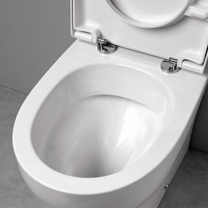 Wc filo muro scarico traslato rimless Azzurra serie Pratica 