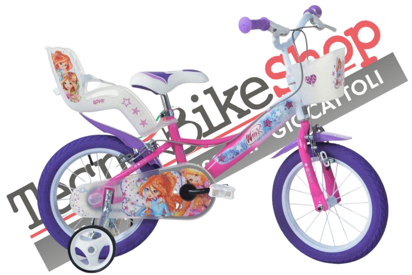 Bicicletta Bambina Winx Dino Bikes 14 pollici