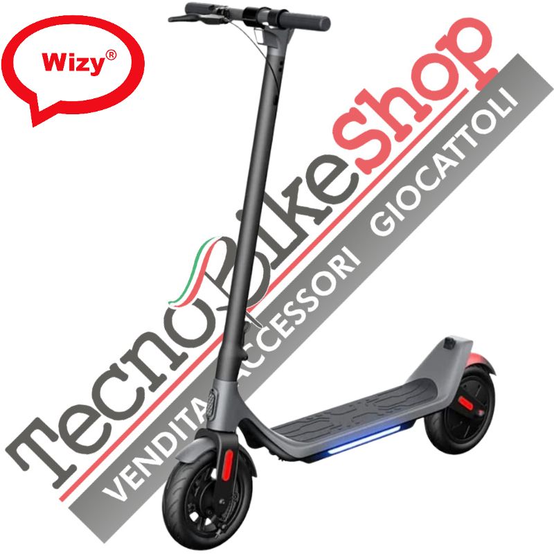 Monopattino Elettrico E-Scooter Portatile Pieghevole Wizy A6 Pro 350W 7.8 Ah 36V Ruota 10 pollici 