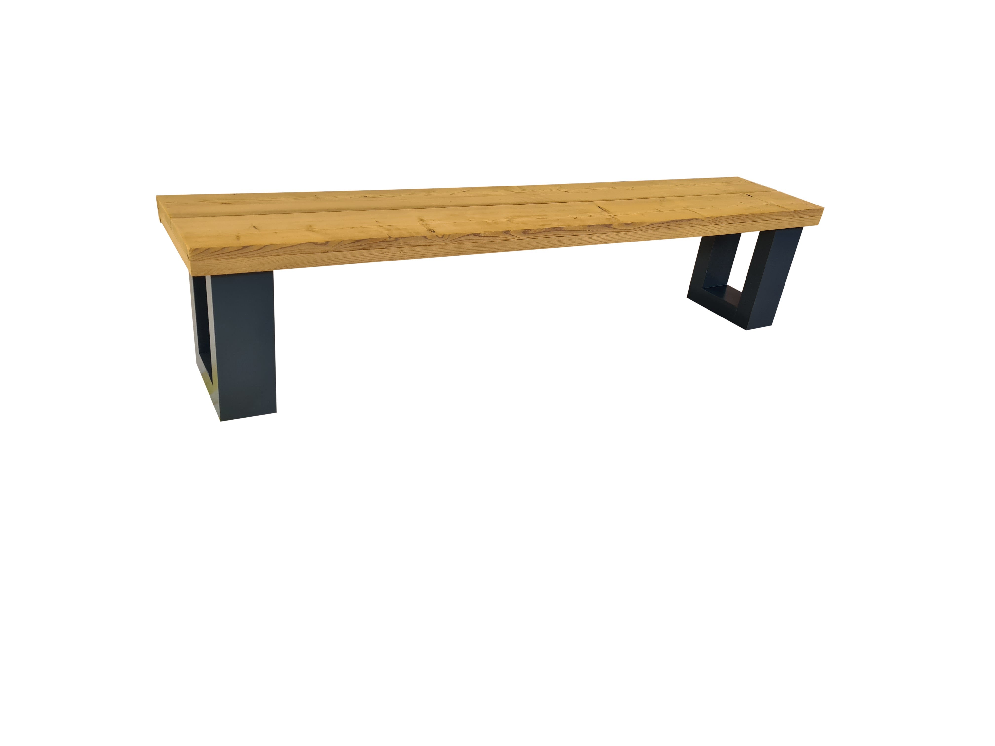 Panca in legno New England lunghezza 140 cm per giardino e balcone