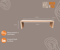 Panca da giardino in legno Amsterdam Lunghezza 170 cm Douglas