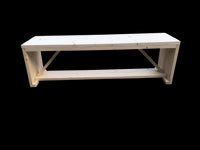 Panca da Giardino in legno Nick Abete lunghezza  130 cm 